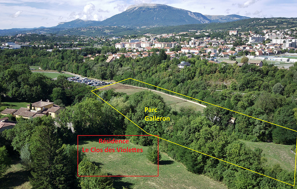 Vue aerienne Le Clos des Violettes - Programme neuf GAP
